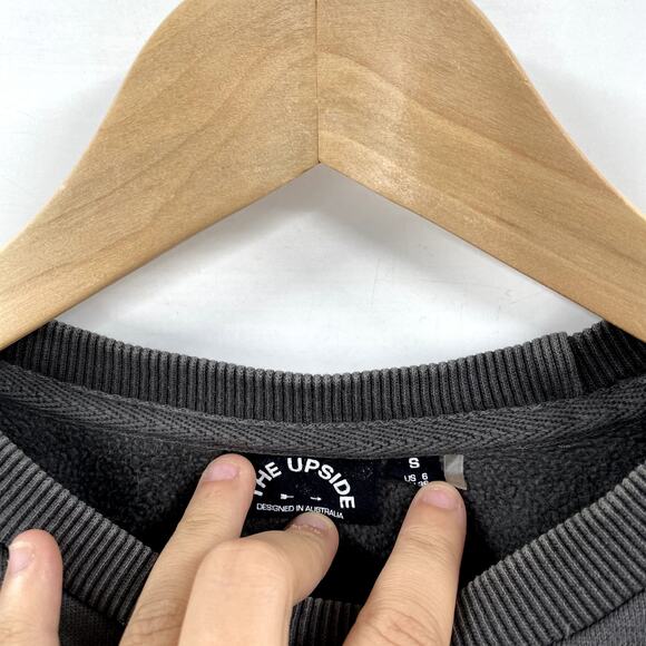 The Upside gray graphic crewneck sweatshirt - Picture 4 of 6